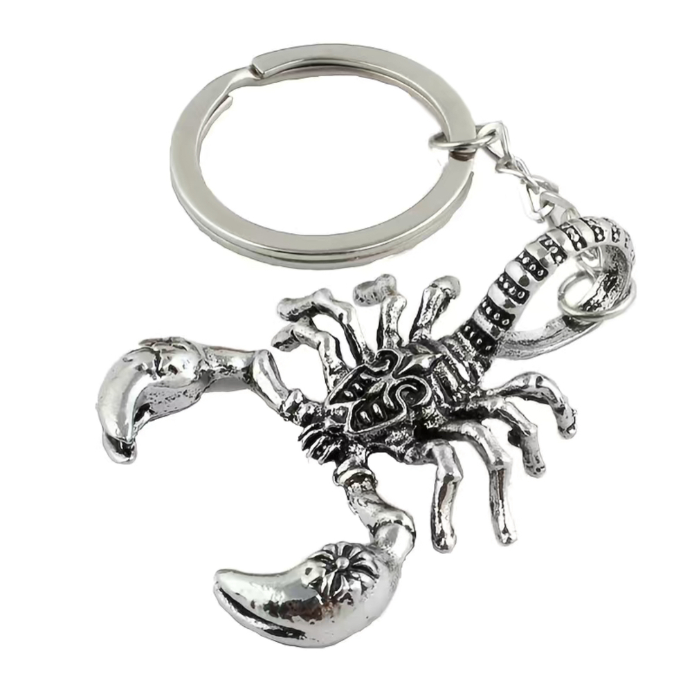 3/$25 Scorpion Stainless Steel Keychain NEW